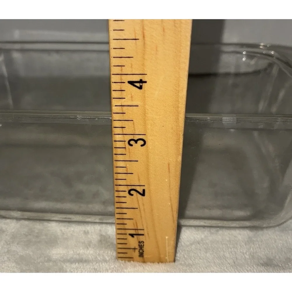 Glass Baking Dish‎ Lasagna Casserole Rectangle  8x5x3 1 qt Clear